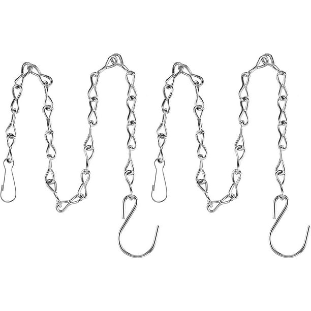 9.5 Inch, Black 2 Pack Hanging Chain for Bird Feeders Lanterns and Ornaments Planters 9.5 Inch, Black 2 Pack Hanging Chain for Bird Feeders Lanterns and Ornaments Planters